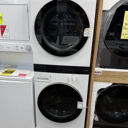 New open box LG gas tower washer and dryer 