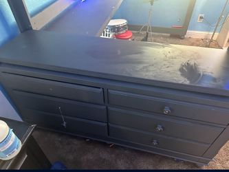 loft bed with buit in desk and dresser