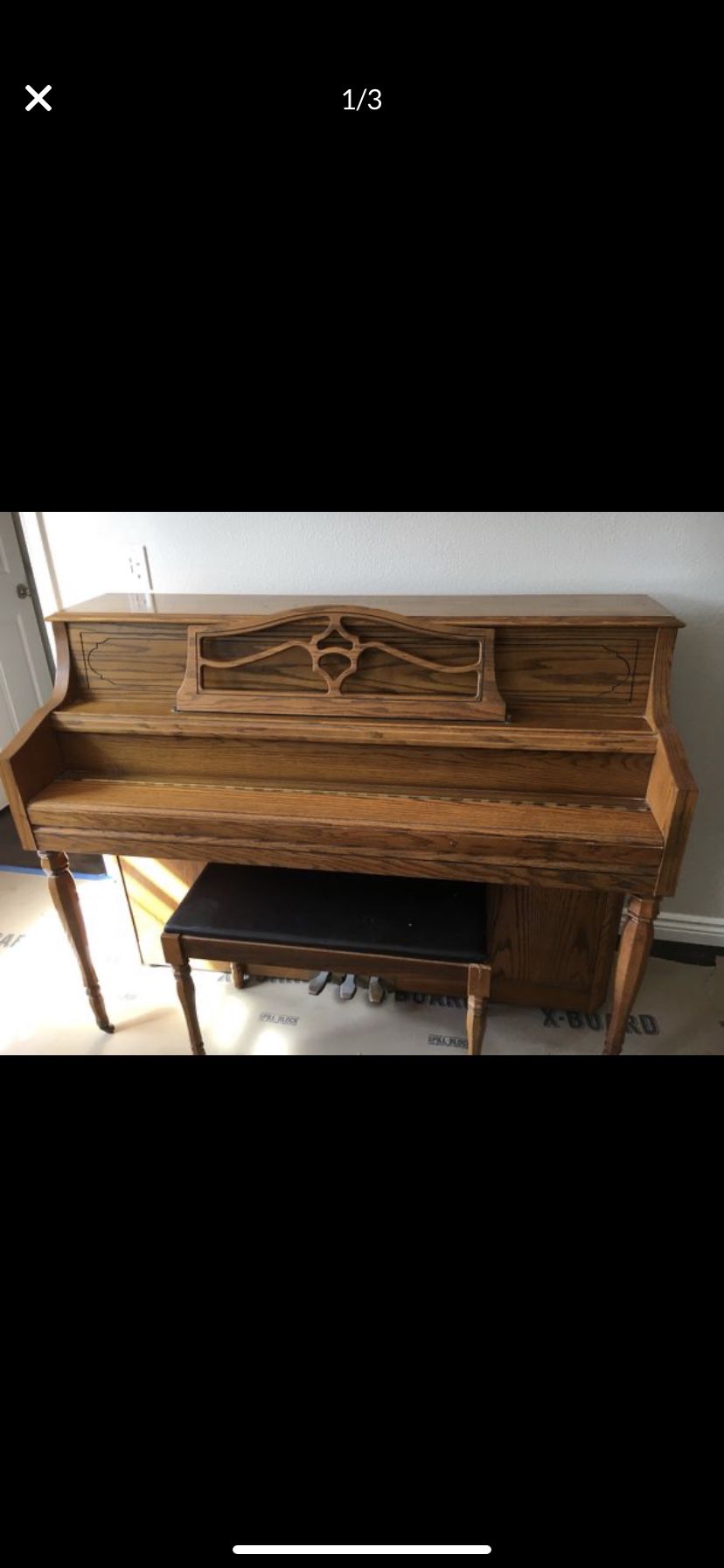 Antique Schafer and Sons upright Piano in great condition just needs to be tuned.