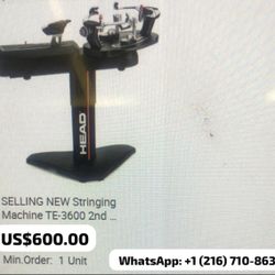 SELLING  NEW Stringing Machines TE-3600 2nd…
