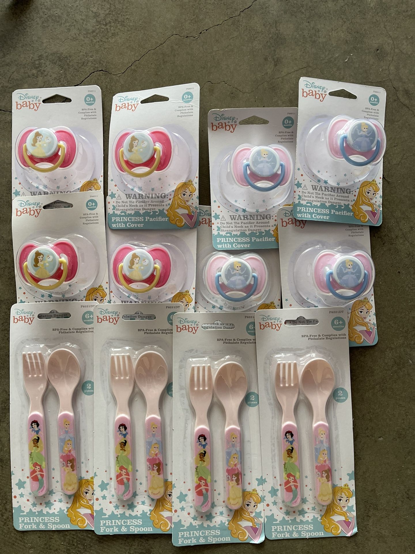 Disney Baby Princess Fork & Spoon Set