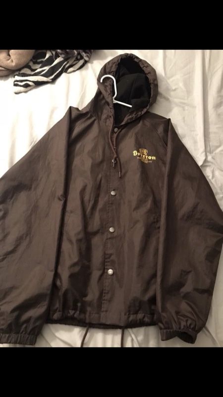 Brown Brixton Windbreaker