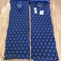 2 Ultralight Self Inflatable Sleeping Mats for Backpacking, Hiking, Traveling, Tent Gear