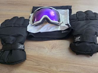 Smith Showcase ChromaPop goggles + gloves & gaiter