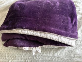 Twin Reversible Fleece/Sherpa Blanket