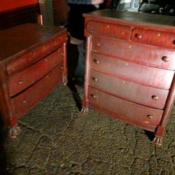 3 Peice Antique Dresser Set