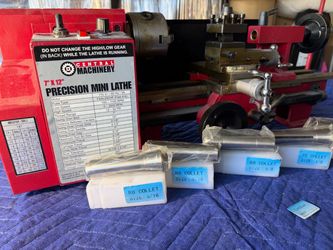 Central Machinery 7x12 Precision Mini Lathe with R8 Collets