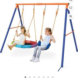 Swing And Saucer Metal Set