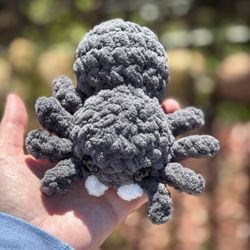 Jumping Spider 🕷️ Handmade 🧶 Crochet 🧶 Plushie 