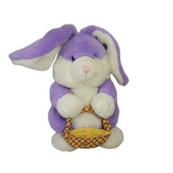 Easter Bunny Rabbit Plush Toy MTY International Soft Expressions -Read Below 13"