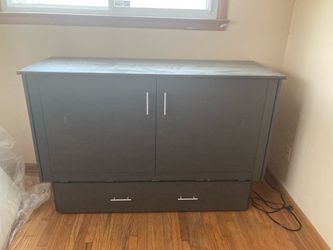 OBO Dark colored Sofa table Regular sized Murphy bed