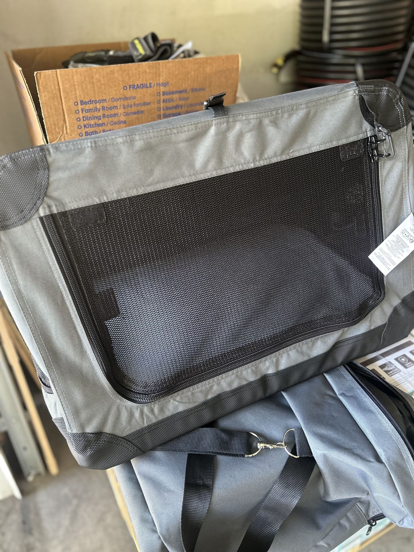 Portable Soft-Sided Folding Travel Crate Kennel