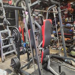 Weight Lifting Rack Machine