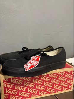 Authentic all Black vans