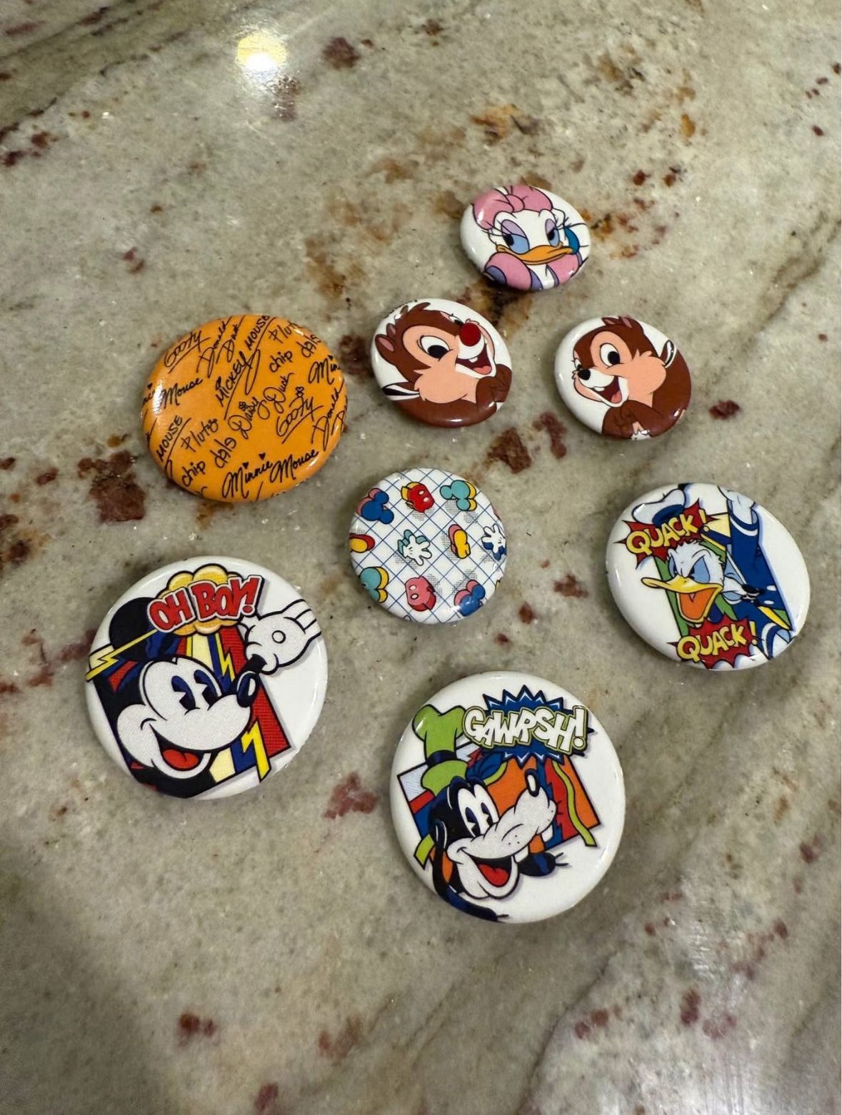 Lot of 8 Disney Pins Purchased in Disney World in 2019