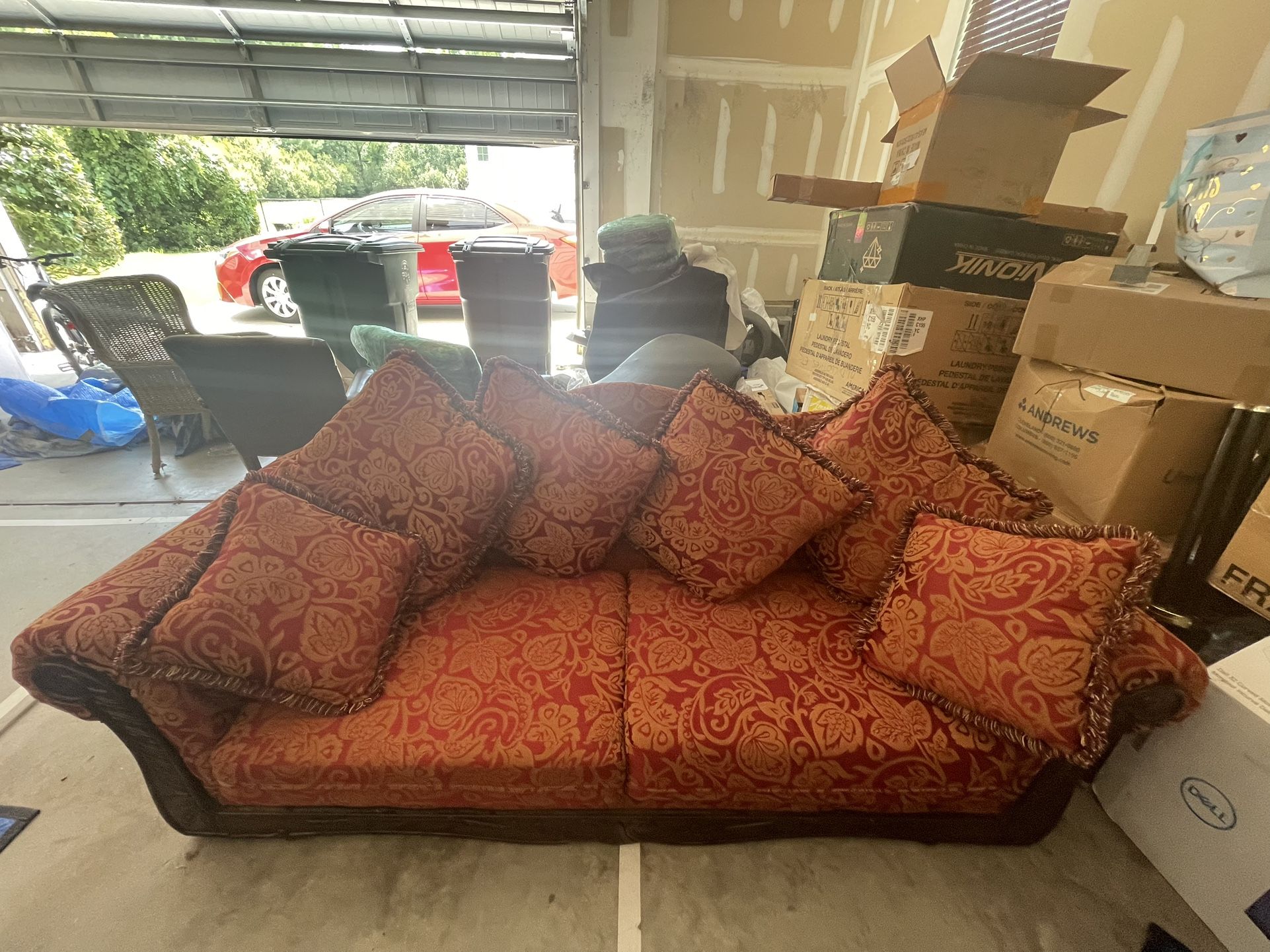 Beautiful Fabric Couch
