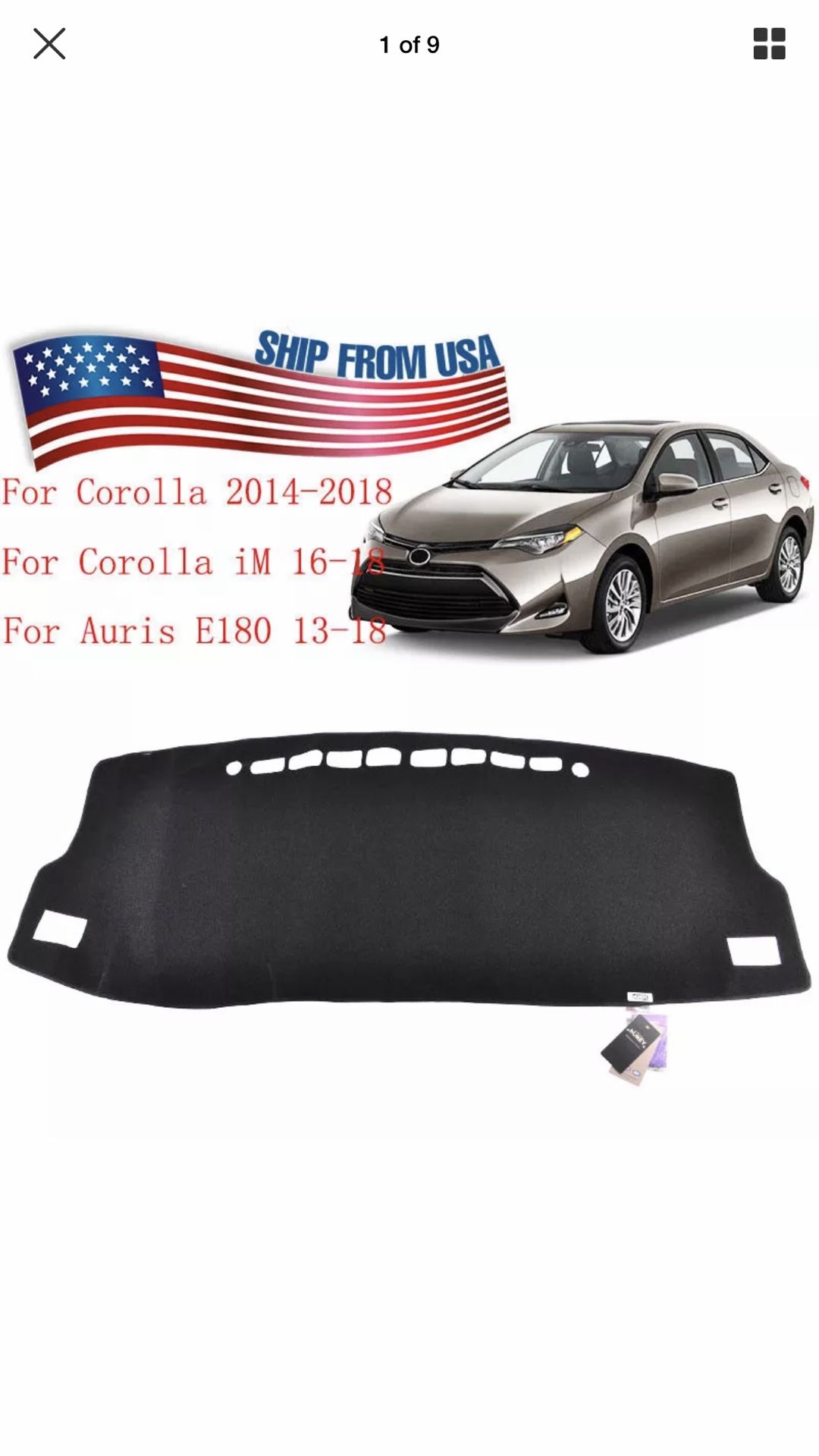 Windshield cover top for Toyota