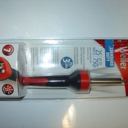 New Weller LED-Lighted 25 Watt Soldering Iron 750* + Solder