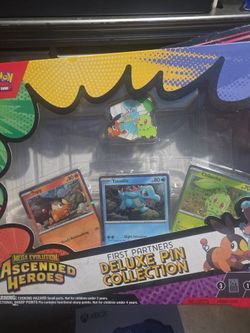 Pokemon starters and pin $15