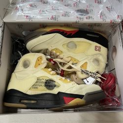 Jordan 5 Off-White Sail