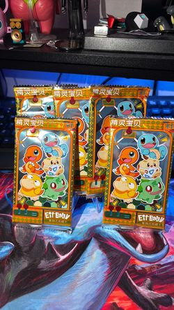 Elf Baby Pokémon Trading Card Packs x5