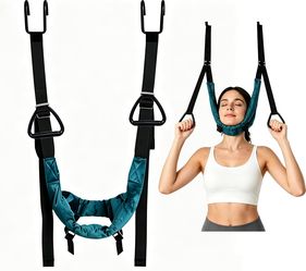 New Cervical Neck Traction Device – Adjustable Neck Stretcher, Door-Mounted