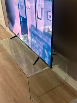 Modern Glass Coffee Table - Heavy Tempered Glass - $300