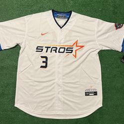 Houston Astros Jeremy Peña  Nike White 2025