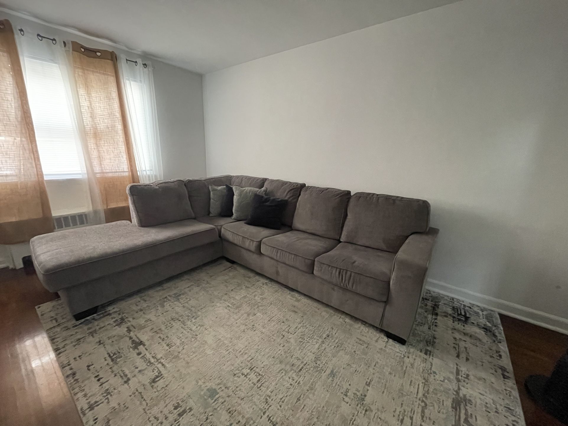 L Shaped couch With Bed