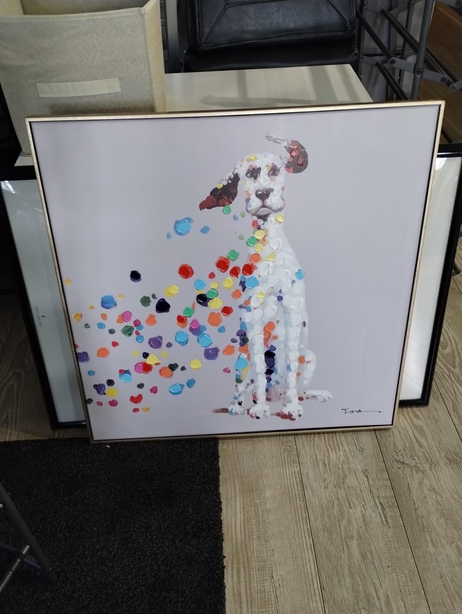 Pet Art Dog In The Wind Canvas