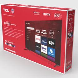 TCL 85" Class S Class 4K UHD HDR LED Smart Roku TV (85S410R)
