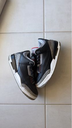 Jordan 3 black cement size 9.5