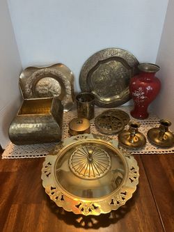 Vintage Brass Lot. Beautiful Pieces!