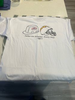 San Diego Chargers Union Construction White Graphic T-Shirt