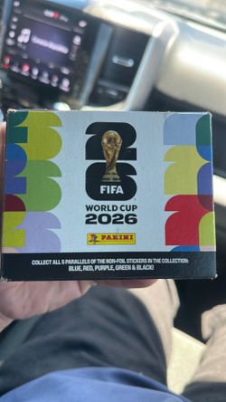 New World cup stickers box