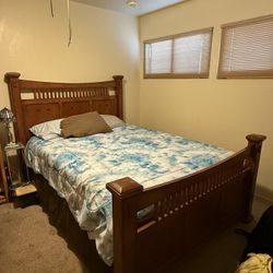 Queen Mattress and Bed Frame 