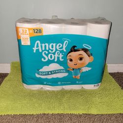 32 Rolls Toilet Paper Angel Soft 
