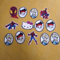 13 Sew On Patches • Size 2-inches
