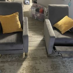 Push back recliner chairs