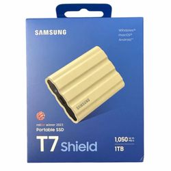 SAMSUNG T7 Shield Portable External Solid State Drive USB 3.2 1TB