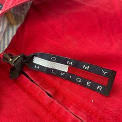 Red Polo Ralph Lauren jacket polo Tommy hill figure 
