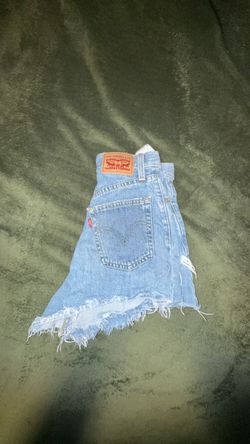 Levi's Cutoff Denim Shorts size 24