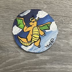 Pokémon Dragonite Hand  painted ornament