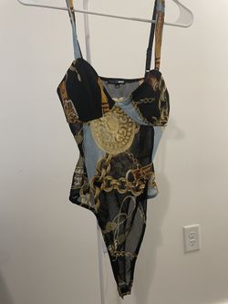 Fashion Nova. Sheer bodysuit. Never Worn. Size M.