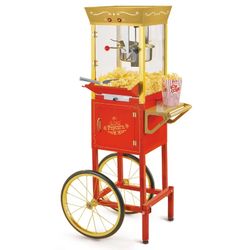 8oz Professional popcorn machine with cart