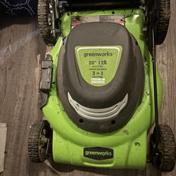 Greenworjs Electric Lawn Mower 
