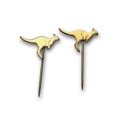 Vintage Gold Kangaroo Stick Pins