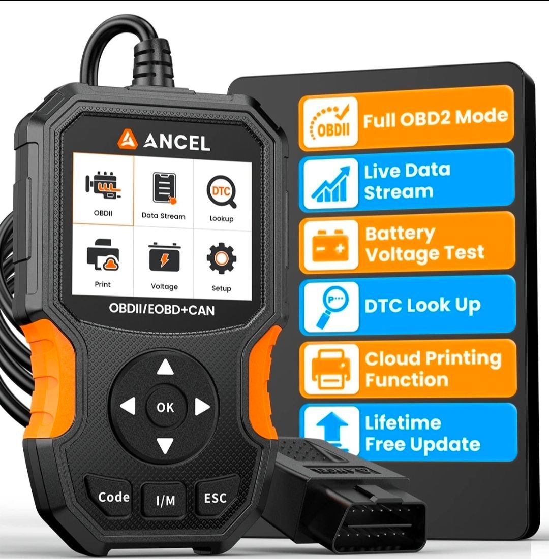 ANCEL AS300 OBD2 Scanner Code Reader Car Diagnostic Scan Tool Check Engine Fault