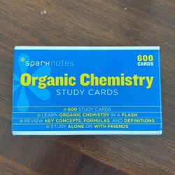 Organic Chemistry Study Cards