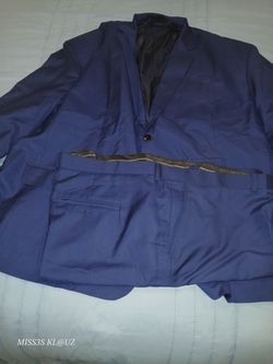 Traje Azul Marino 2 Pcs